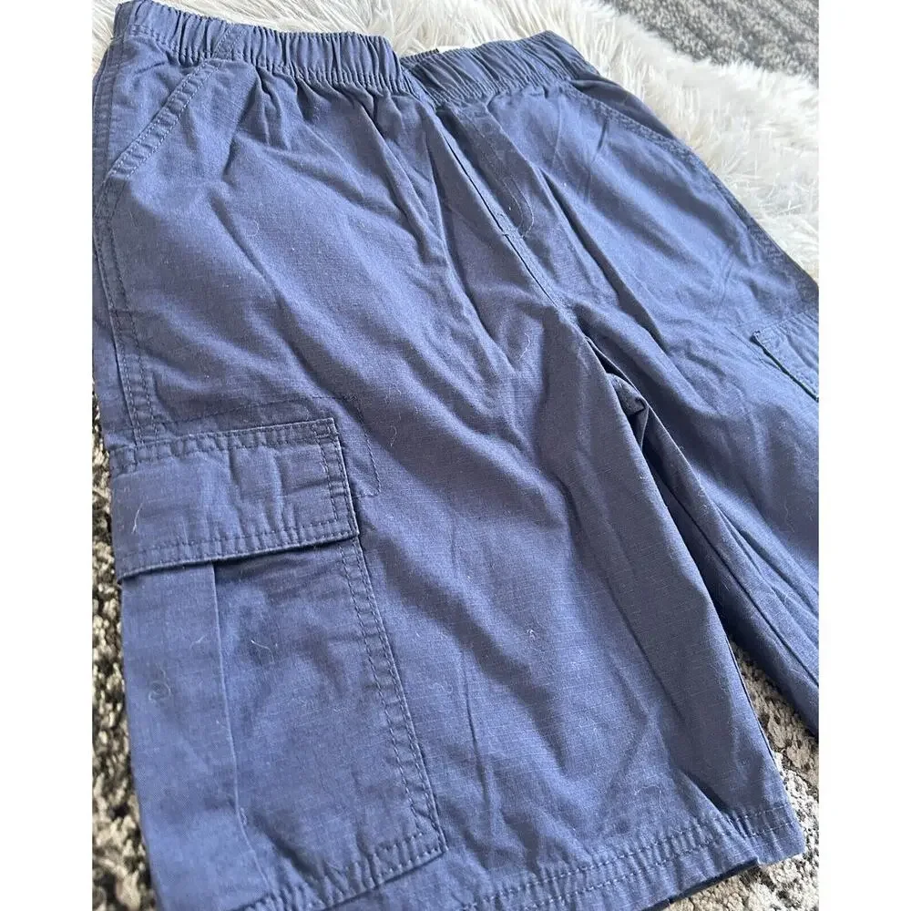 The Children's Place Boys Size 14 Navy Blue Pull On Cargo Shorts‎ New